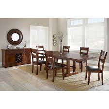 Costco Dining Set With Two Leaves Expands Up To 108 Chairs Aren T Very Exciting But I Like The Thick Wood Top Dining Living Room Chairs Home