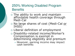 Ppt Medi Cal 250 Working Disabled Program Breaking Away