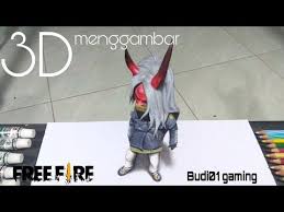 Menggambar 3d Set Budi01 Gaming Versi Imut Free Fire Youtube Di 2020 Gambar Pensil Warna