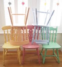 My Chalk Painting Adventures Painted Wooden Chairs Wooden Kitchen Chairs Painted Dining Chairs