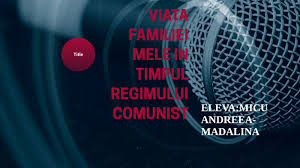 Acum tu trebuie sa le dezvolți. Viata Familiei Mele In Timpul Regimului Comunist By Micu Andreea Madalina