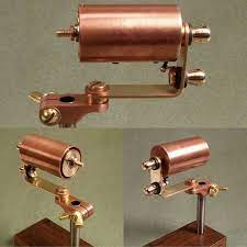 The Copper Dodger Soon To Be Available For Purchase At Illustratedgentleman Bigcartel Com 4oz Direct Illustrated Tattoo Machine Rotary Tattoo Machine Tattoos