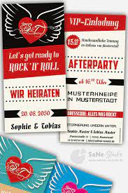 Scopri ricette, idee per la casa, consigli di stile e altre idee da provare. Hochzeitseinladung Rockabilly Sabine Nendel