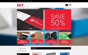 We can print sticker businesscards as small as our mini business cards: Business Cards Store Magento Theme 49520 Templatemonster