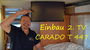 Weitere ideen zu fernseher verstecken, fernseher, versteckter fernseher. Leni Toni Im Wohnmobil Heute Baut Toni Einen 2 Fernseher Ein Carado T447 Youtube