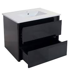 Badezimmer waschbecken online kaufen, hier ist die auswahl riesig und um ein produkt in guter qualität zu finden, sollten sie vorab ihre eigenen bedürfnisse klären. Waschbecken Unterschrank Hwc B19 Waschbecken Waschtisch Badezimmer Hochglanz 50x80cm Schwarz Von Heute Wohnen