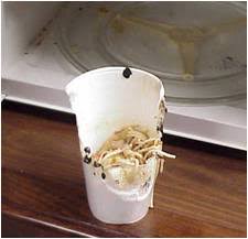 If the food you microwave doesn't exceed 175 degrees, it'll survive being microwaved in since polystyrene products are 90% air, polystyrene is actually transparent to microwaves. How Long Can You Microwave Styrofoam And Is It Safe Best Kitchen Helpers