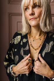 Katy Gold & Black Kimono Jacket