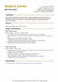 I believe that my training and experience closely match your requirements and my additional qualifications in nail analysis will make me an asset to your company. Nail Technician Cv Format July 2021