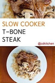 The sauce will do the same work a marinade would have done. Slow Cooked T Bone Steak Crockpot Recipe Cdkitchen Com Cooking T Bone Steak Crockpot Steak Crockpot Steak Recipes