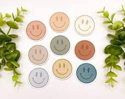 Great to decorate water bottles, laptops, phone cases, coolers, car windows, journals, notebooks, planners, bikes, . Smiley Face Sticker Etsy