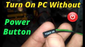 After turning on the computer, a welcome screen displays. How To Turn On Start A Computer Without A Power Button 100 Working 2018 Youtube