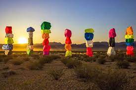 Location info is only a rough approximation. See Ugo Rondinone S Desert Installation Artnet News