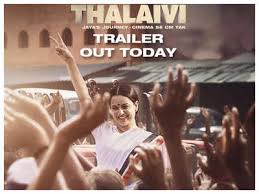 The trailer for the jayalalithaa biopic, thalaivi, starring kangana ranaut, has been released on the occasion of ranaut's birthday. 3adpcyys6hf3mm