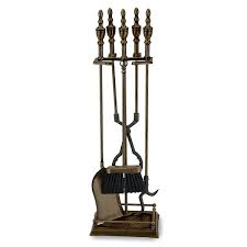 S p o n s o r e d. Antique Brass 4 Piece Fireplace Tool Set With Urn Handle Woodland Direct
