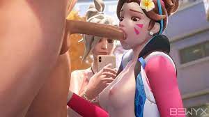 Overwatch d.va mercy bewyx