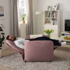 Ekolsund Fekvofotel Gunnared Vilagosbarna Rozsaszin Ikea Reclining Armchair Recliner Ikea