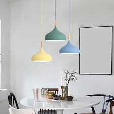 Aeyee Metal Pendant Light Fixture, Modern Hanging Light, Adjustable Small Chandeliers, Cute Kitchen Pendant Light Yellow