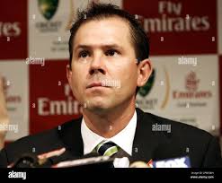 Australian cricket captain Ricky Ponting speaks during a press conference  at Sydney's international terminal in Sydney, Australia, Wednesday, Feb.  28, 2007. Ponting and the Australian cricket team left Australia today for  the
