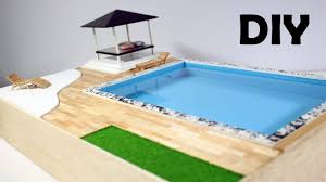 Pake Air Beneran Kolam Renang Diorama Miniatur Diy Youtube