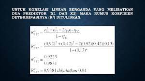 Penggunaan contoh soal regresi berganda dan penyelesaiannya secara pengertian analisis korelasi ppt uji koefisien rank spearman powerpoint linier sederhana manual. Koefisien Korelasi Regresi Linear Dan Koefisien Determinasi Ppt Download