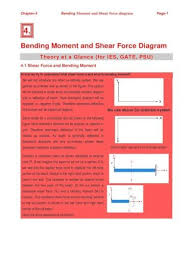 Sheer force diagram (sfd) and bending moment diagram (bmd) are the most important first step toward design calculations of structural or machine elements. Chapter 4 Sfd And Bmd Pdf Document