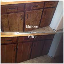 Pin By Christi Grogan On Home Updates Stained Kitchen Cabinets Gel Stain Kitchen Cabinets Staining Cabinets