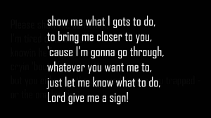 Dmx Lord Give Me A Sign Lyrics Hd Youtube