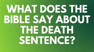 On one side are those who agree with the practice and believe that the punishment for some crimes should be the forfeiture of the offender's life. What Does The Bible Say About The Death Sentence Your Questions Honest Answers Youtube