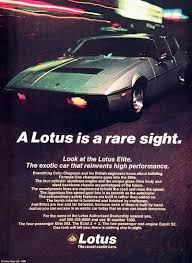 1980 lotus elite classic vintage print ad car ads lotus car lotus elite pinterest