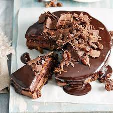 Simple Chocolate Rum And Raisin Mousse Cake Recipe Raisin Cake Chocolate Raisins Mousse Cake