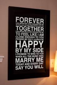 Marry Me Subway Art Black And White 20x30 Printable Etsy Marry Me Lyrics Subway Art Print Marry Me Train