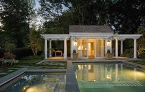 Such a structure is convenient for pool parties, saving whether you choose to install a bathroom, a small kitchen, or even just a couple of changing rooms, make it a structure you'll enjoy looking at whenever. 21 Welcoming Guest House And Cottage Ideas