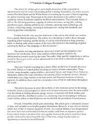 Second, it critiques the conceptual and methodological limitations of pp. How To Write An Article Critique Example Apa At Kingessays C