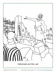 Jerusalem was a minor city in the ottoman empire in adrichom's time, but its religious significance meant it still loomed large in the european imagination. Nehemiah And The Wall Coloring Page Children S Bible Activities Sunday School Activities For Kids