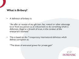 Bribery Act Ppt Download