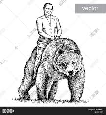 Vladimir putin assists in polar bear research during his visit to franz josef land, russia. Illustration Vector Photo Free Trial Bigstock