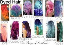 Hair Color That Represents Each Zodiac Sign Zodiac Sign Fashion Hairstyles Zodiac Signs Zodiac Signs