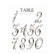 A quote tattoo is an expression of personal philosophy that unearths like minded people. Any Color Table Numbers Fancy Silver Zazzle Com Tattoo Lettering Fonts Number Tattoo Fonts Tattoo Lettering Styles