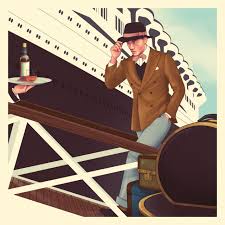 Jack Hughes Golden Age Of Travel The Macallan Golden Age Illustration Illustration Art