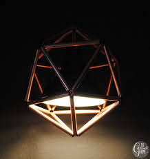 Plus, it adds so much drama to your room! Diy Copper Pipe Icosahedron Light Fixture
