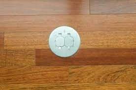 How To Install An Electical Outlet In A Wood Floor Floor Outlet Floor Outlets Wood Floors