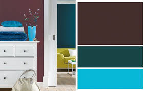 Braun Petrol Gelb Weiss Schoner Wohnen Farbe Farben Kombinieren Farben