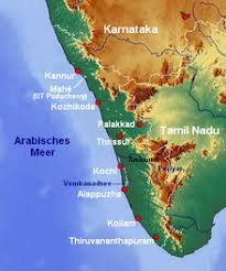 The map shows kerala state with cities, towns, expressways, main roads and streets, cochin international airport (iata code: Geography Of Kerala Wikipedia