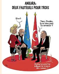 Always and everywhere, the eu commission chief said on twitter, as she called for. Michel Henrion S Tweet Le Cartoon De Vadot Dans Lecho Sofagate Trendsmap