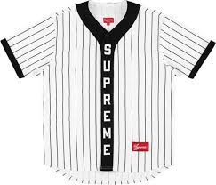 Black And White Striped Baseball Jersey Pin On Wide Leg Pants