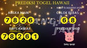 Bocoran Togel Hawaii 12 Agustus 2020