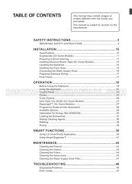 Lg dfb512fp | full specifications: Lg Dfb424fw Front Control Dishwasher Owner S Manual