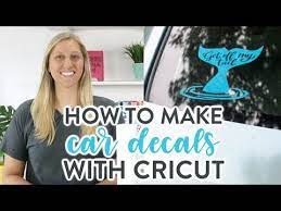 How To Make Car Decals With Cricut Vinyl And Printable Youtube Car Decals Cricut Vinyl Vinyl For Cars