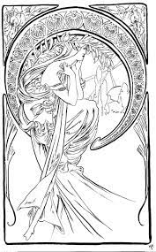 Alphonse mucha in 1906 photo by george r. Kleurplaat Naar Alfons Mucha Colouring Picture A Mucha Like The Arts Poetry 1898 Mucha Art Alphonse Mucha Coloring Books